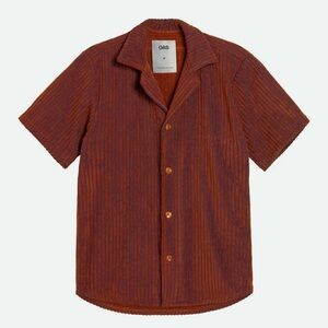 OAS Deep Cut Short Sleeve Terry Shirt L